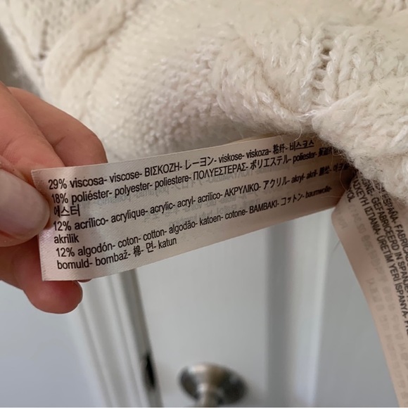 Massimo Dutti cable knit wool sweater, Small - Picture 9 of 15